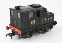 MR-021 Dapol LNER Class Y1 Sentinel Steam Loco number 45 in LNER black livery with shaded letters and numbers